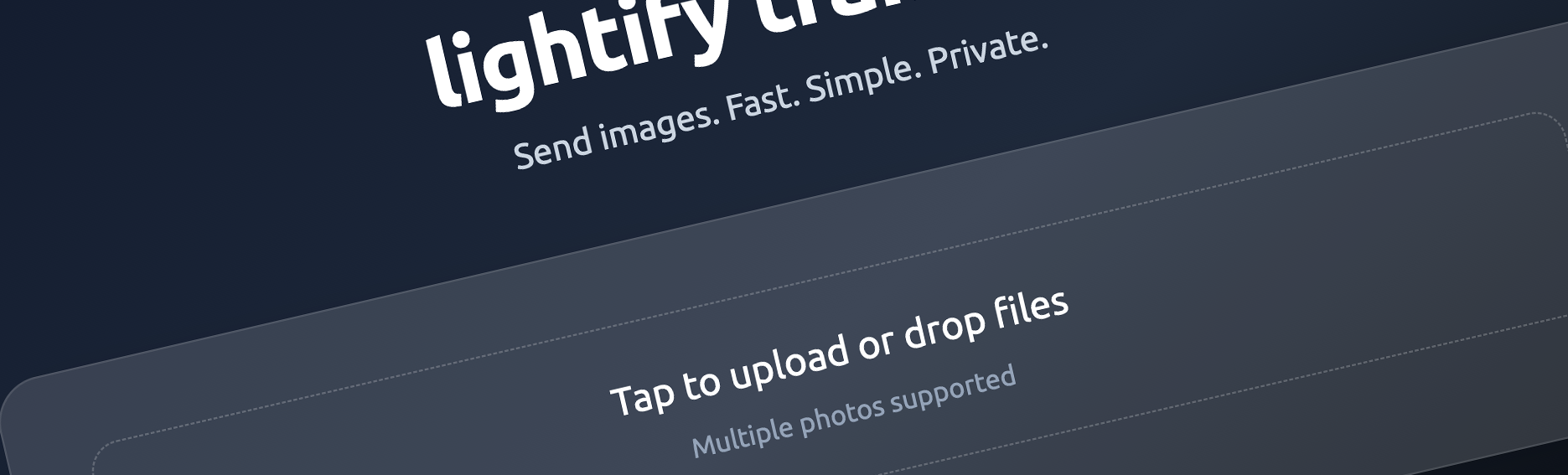 Lightify interface preview